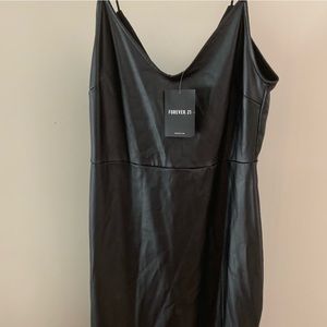 NWT Forever21 Faux Leather Dress